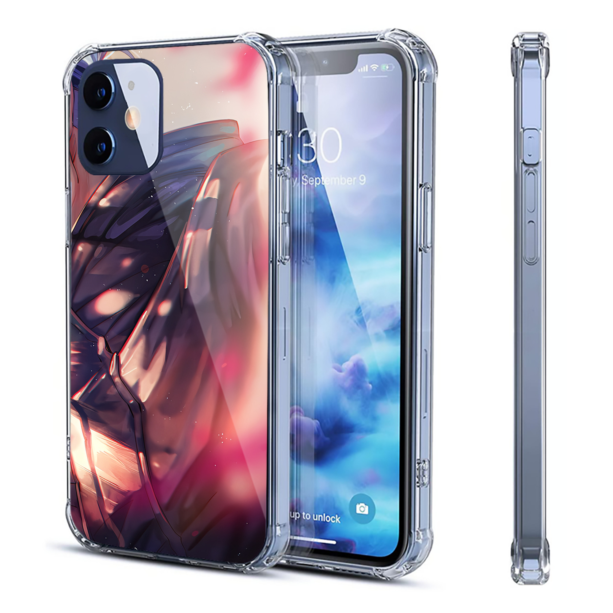 （画像用） SPY×FAMILY间谍家家酒 【iPhone 12シリーズ対応】透明スマホケース（クリアソフトケース）